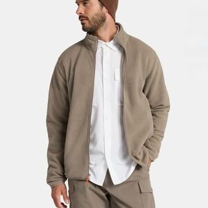 Ozark Trail Fleece Jacket Full Zip Polar Fleece Taupe NWT